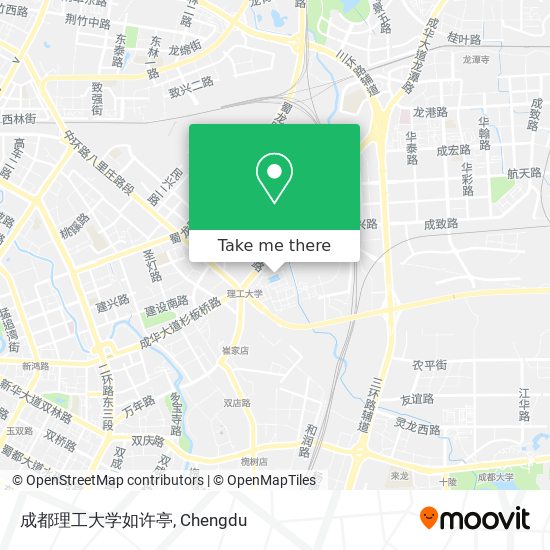 成都理工大学如许亭 map