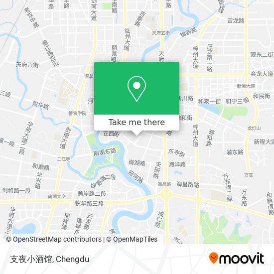 支夜小酒馆 map