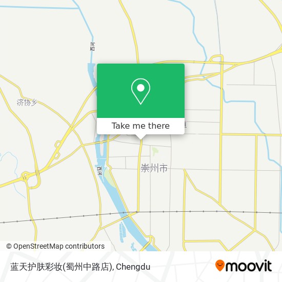 蓝天护肤彩妆(蜀州中路店) map