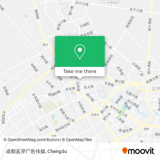 成都蓝岸广告传媒 map