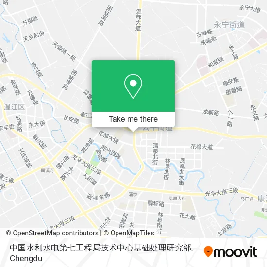 中国水利水电第七工程局技术中心基础处理研究部 map