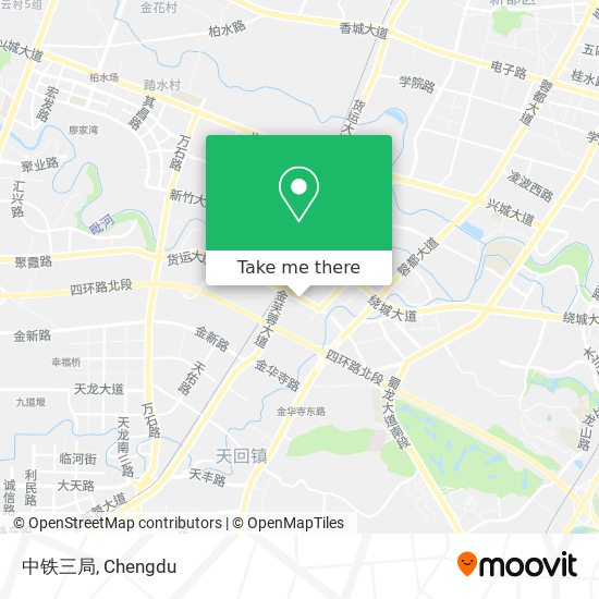 中铁三局 map