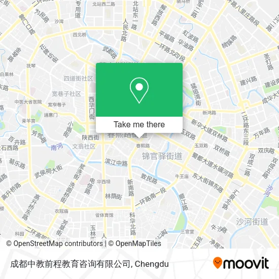 成都中教前程教育咨询有限公司 map