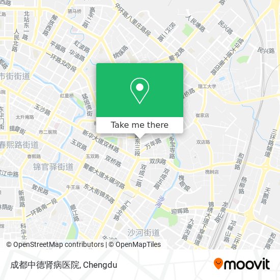 成都中德肾病医院 map