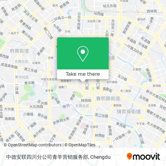 中德安联四川分公司青羊营销服务部 map