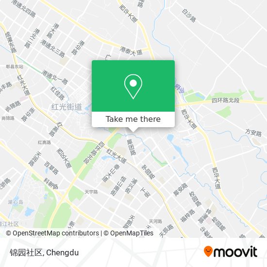 锦园社区 map