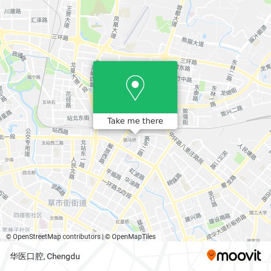 华医口腔 map