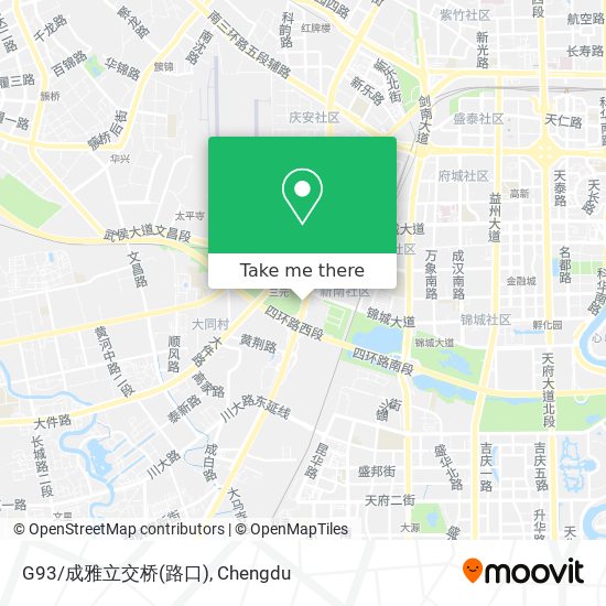 G93/成雅立交桥(路口) map