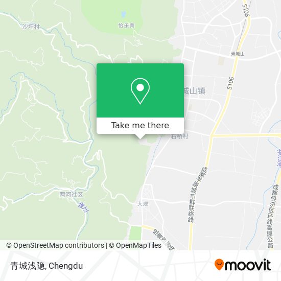 青城浅隐 map
