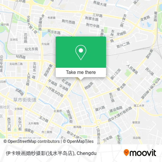 伊卡映画婚纱摄影(浅水半岛店) map