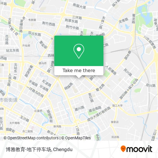 博雅教育-地下停车场 map