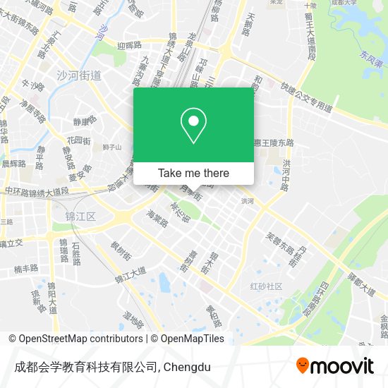 成都会学教育科技有限公司 map