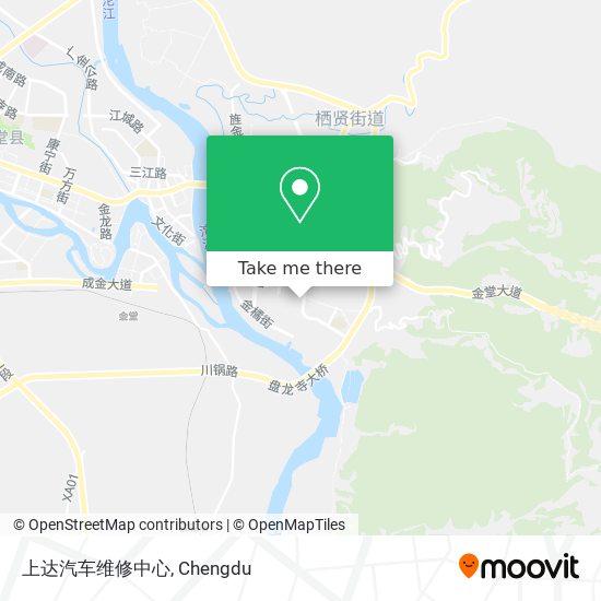 上达汽车维修中心 map