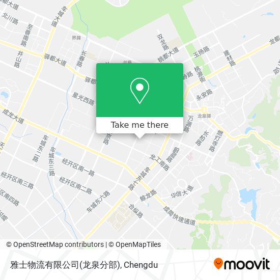雅士物流有限公司(龙泉分部) map