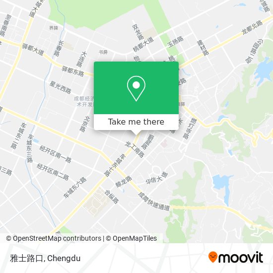 雅士路口 map