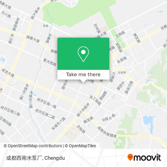 成都西南水泵厂 map