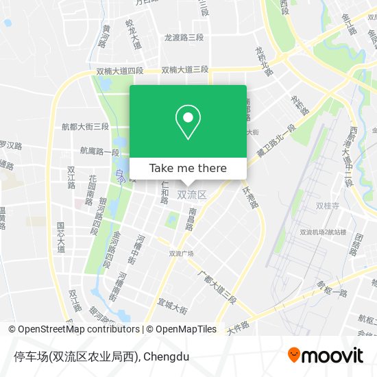 停车场(双流区农业局西) map