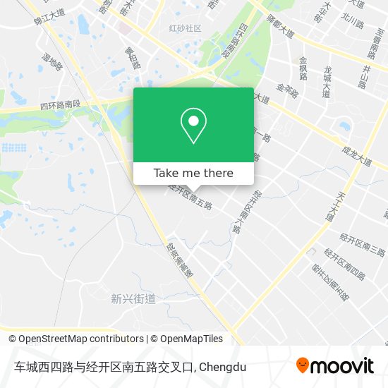 车城西四路与经开区南五路交叉口 map