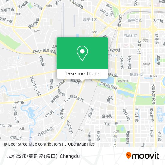 成雅高速/黄荆路(路口) map