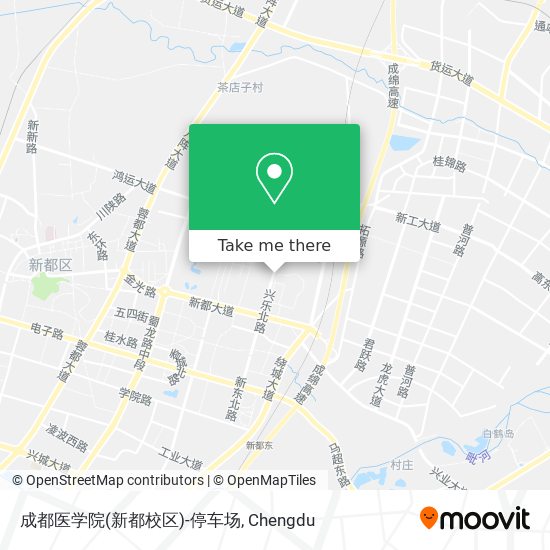 成都医学院(新都校区)-停车场 map