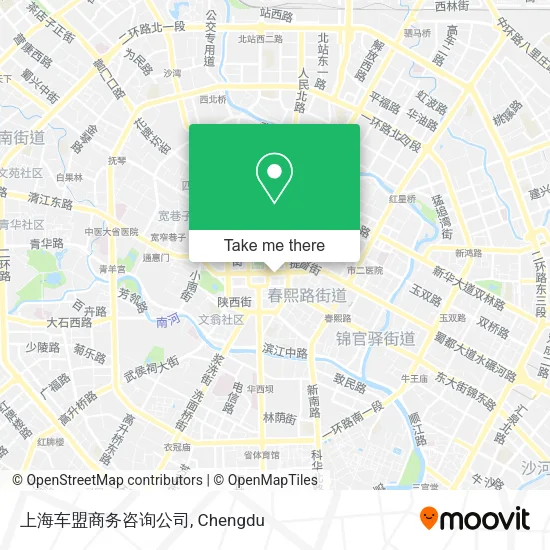 上海车盟商务咨询公司 map