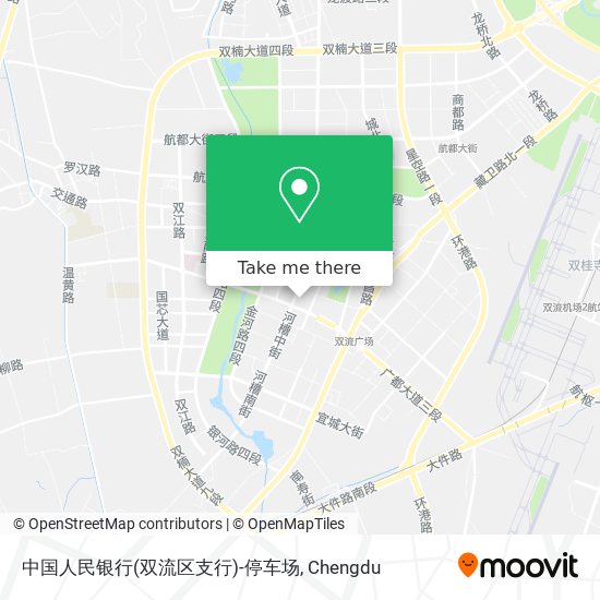 中国人民银行(双流区支行)-停车场 map