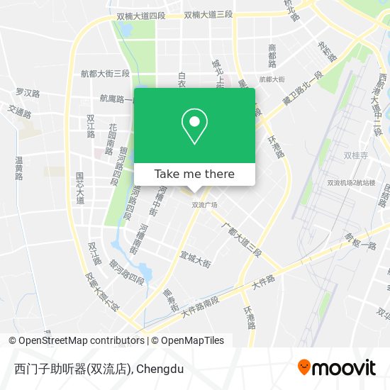 西门子助听器(双流店) map