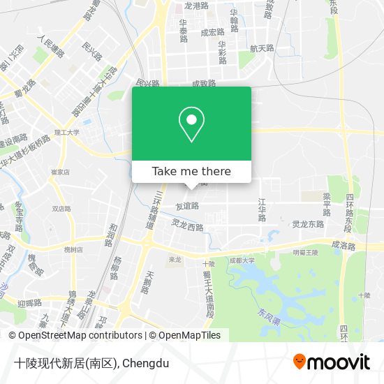 十陵现代新居(南区) map