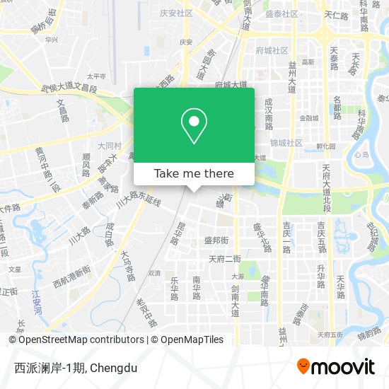 西派澜岸-1期 map