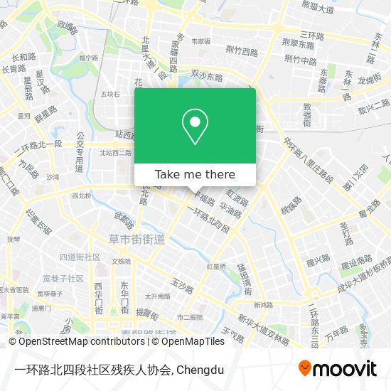 一环路北四段社区残疾人协会 map