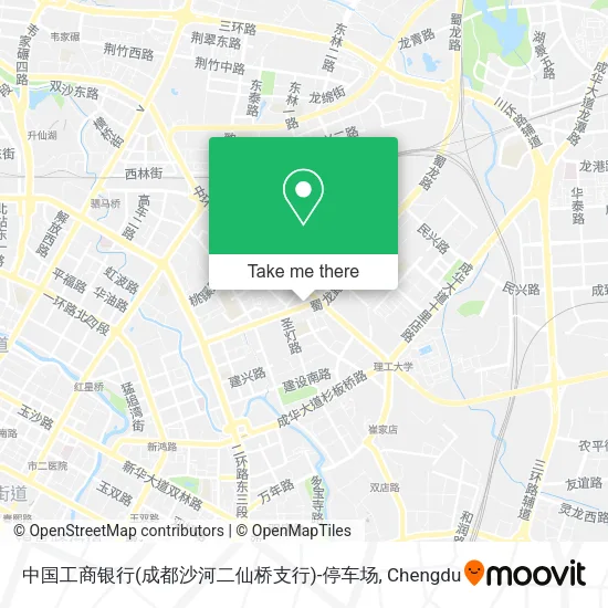 中国工商银行(成都沙河二仙桥支行)-停车场 map