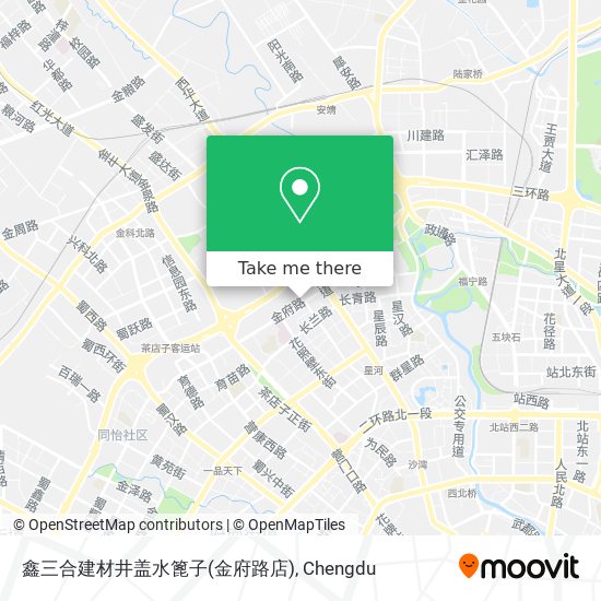 鑫三合建材井盖水篦子(金府路店) map