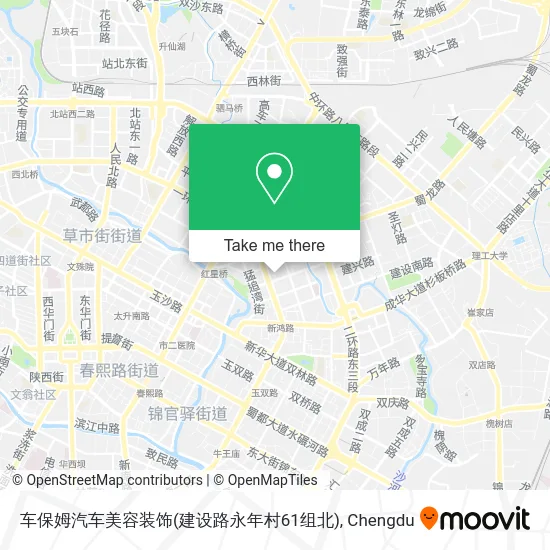 车保姆汽车美容装饰(建设路永年村61组北) map