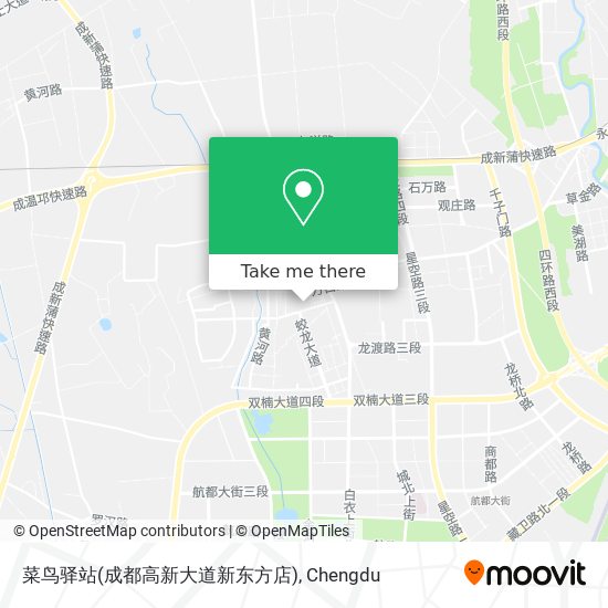 菜鸟驿站(成都高新大道新东方店) map