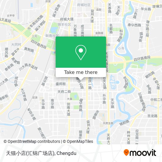 天猫小店(汇锦广场店) map