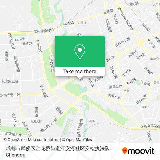 成都市武侯区金花桥街道江安河社区安检执法队 map