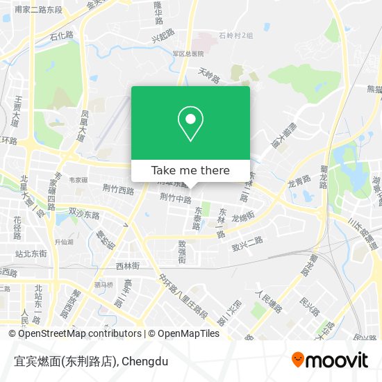 宜宾燃面(东荆路店) map