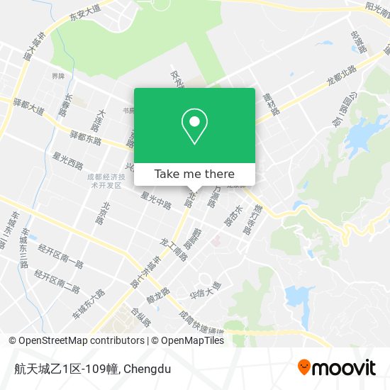 航天城乙1区-109幢 map