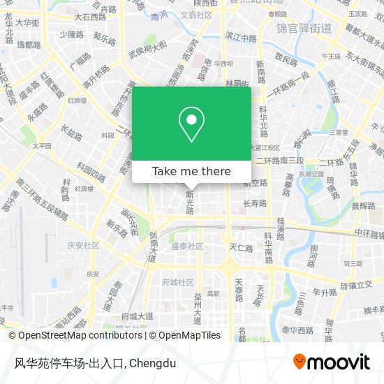 风华苑停车场-出入口 map
