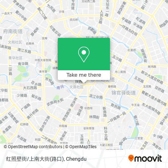 红照壁街/上南大街(路口) map