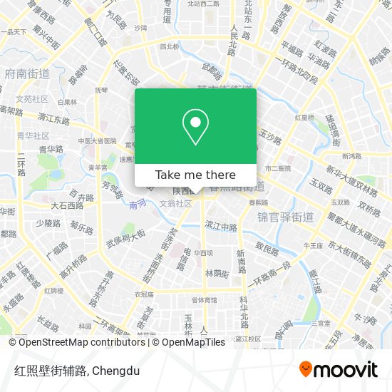 红照壁街辅路 map