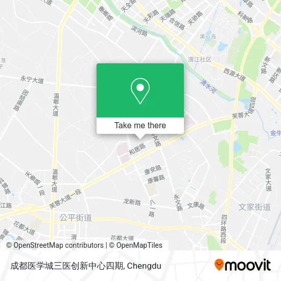 成都医学城三医创新中心四期 map