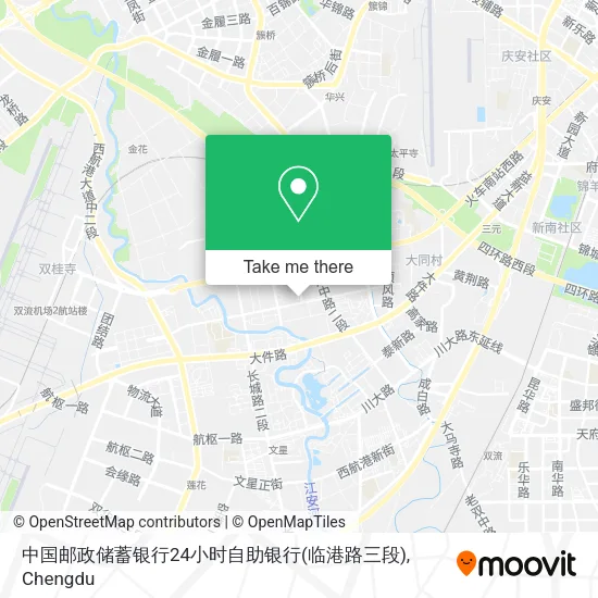 中国邮政储蓄银行24小时自助银行(临港路三段) map