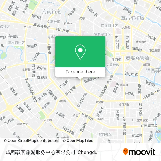 成都载客旅游服务中心有限公司 map