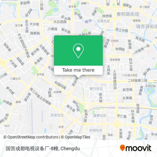 国营成都电视设备厂-8幢 map