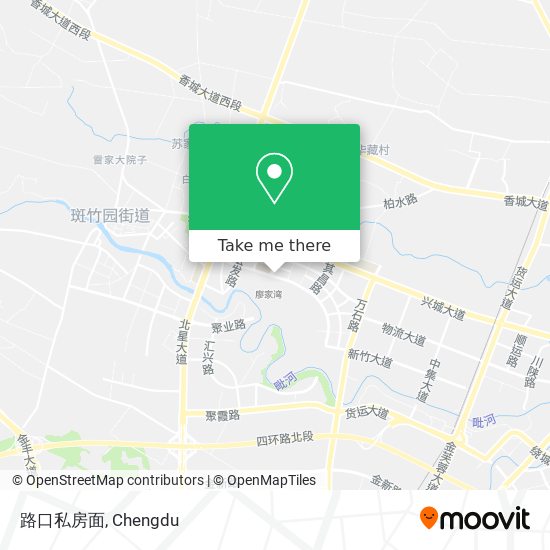路口私房面 map