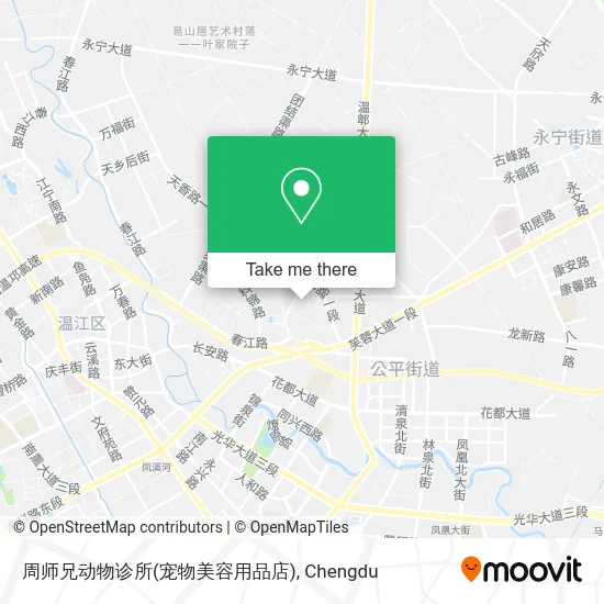 周师兄动物诊所(宠物美容用品店) map