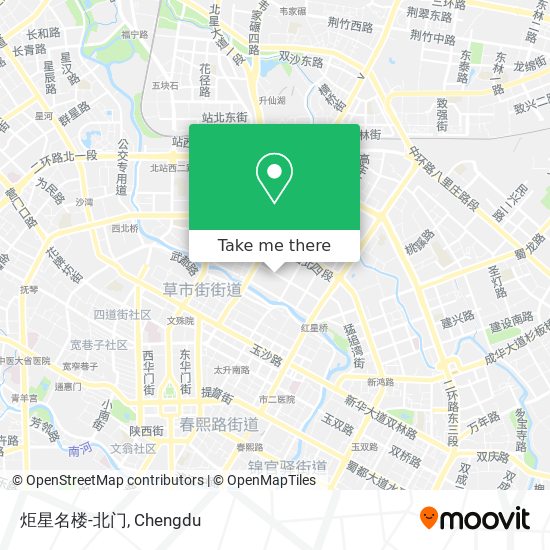 炬星名楼-北门 map