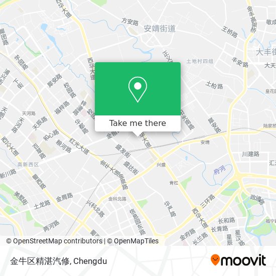 金牛区精湛汽修 map