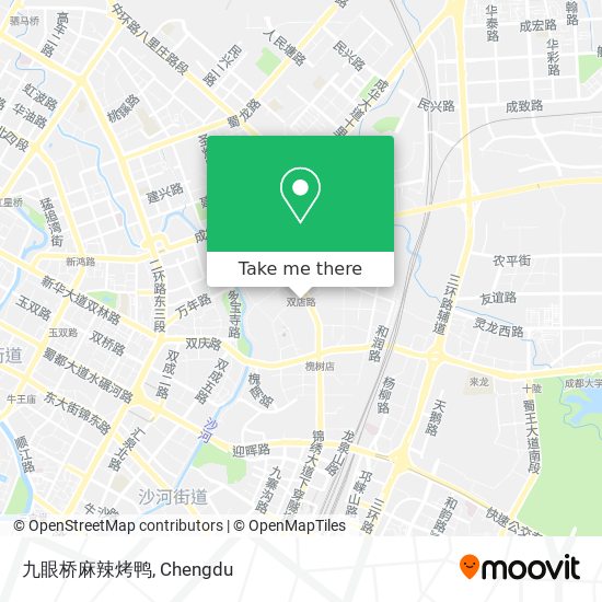九眼桥麻辣烤鸭 map